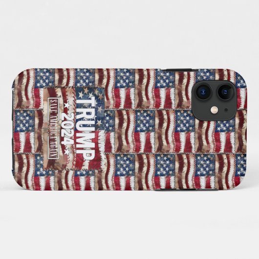 Trump! rett wieder Amerika. Case-Mate iPhone Hülle (Rückseite (Horizontal))