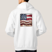 Trump! rett wieder Amerika. Hoodie (Rückseite)