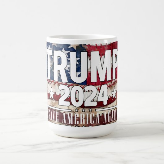 Trump! rett wieder Amerika. Kaffeetasse (Mittel)