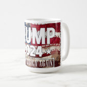 Trump! rett wieder Amerika. Kaffeetasse (VorderseiteRechts)