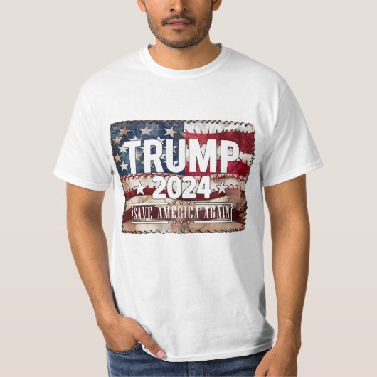 Trump! rett wieder Amerika. T-Shirt (Vorderseite)
