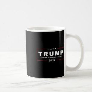 Trump Rette Amerika wieder am 4. Juli 2024 Maga Kaffeetasse