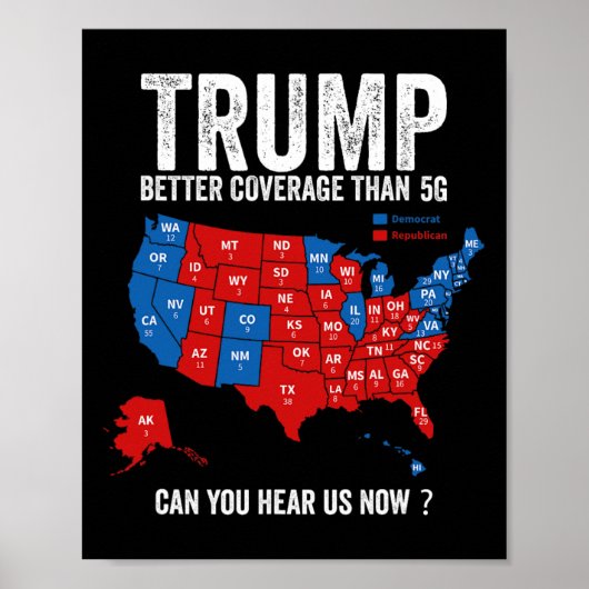Trump Rette besser als 5 g Trump Amerika 2 Poster (Vorne)