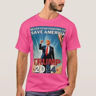 Trump Rettete Americatrump 2024 kann Trump nicht d T-Shirt