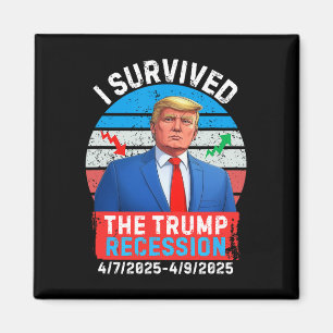 Trump-Rezession April 2025 2 Tage Magnet