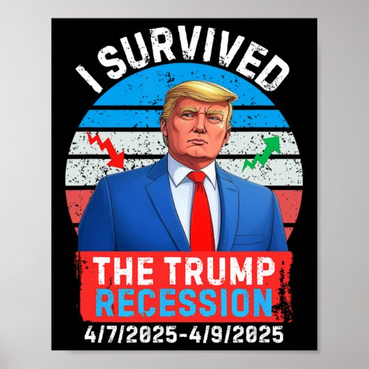 Trump-Rezession April 2025 2 Tage Poster (Vorne)
