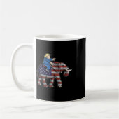 Trump Riding Elefanten Republikaner Shirt Geschenk Kaffeetasse (Links)
