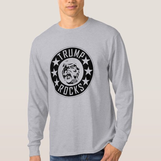 Trump rocks Men's Long Sleeve T - Shirt (Vorderseite)