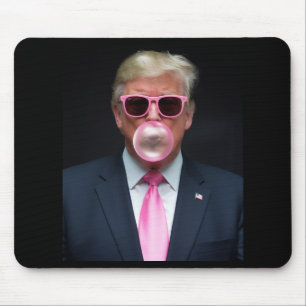Trump Rosa Kaugummi Präsident 47 USA Mousepad