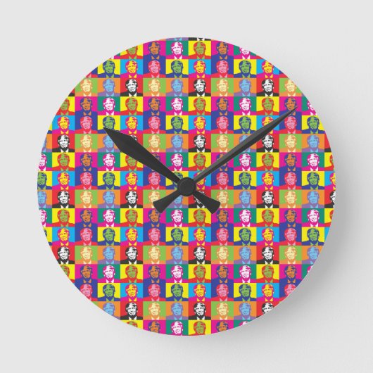 TRUMP RUNDE WANDUHR (Vorderseite)