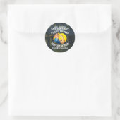 Trump Runder Aufkleber (Tasche)