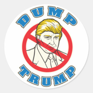 Trump Runder Aufkleber