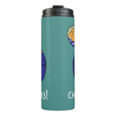 Trump Russische Puppe Thermosbecher (Vorderseite)