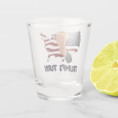 Trump’s turn shot glass schnapsglas (Rückseite)