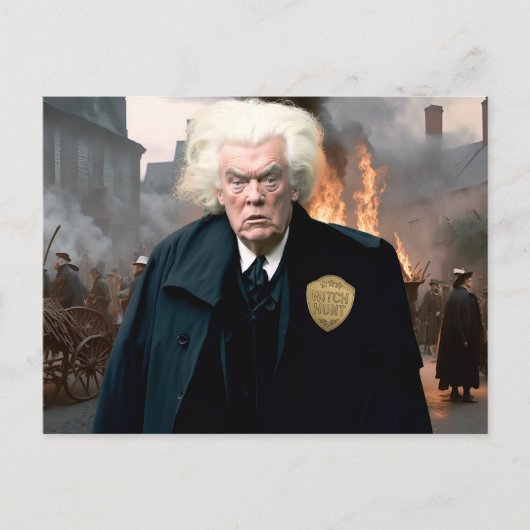Trump’s Witch Hunt Postkarte (Vorderseite)
