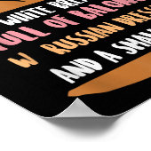 Trump Sandwich Anti-Trump Impeachment Funny Poster (Ecke)