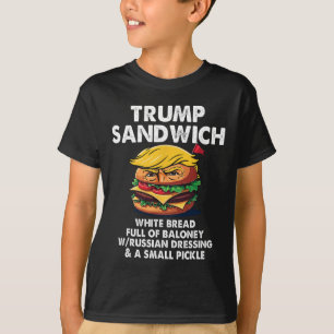Trump-Sandwich Weißbrot voller Loney Lustige Polit T-Shirt