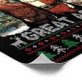 Trump Santa 47. Präsident Make Christmas Great Ag Poster (Ecke)