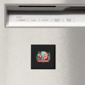Trump Santa Claus mit Nutcracker essen sie Magnet (In Situ (Geschirrspüler))