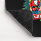 Trump Santa Claus mit Nutcracker essen sie Mousepad (Ecke)