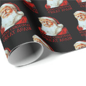 Trump Santa Claus | Weihnachten wieder großartig m Geschenkpapier (Rolleneckpunkt)