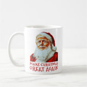Trump Santa Claus | Weihnachten wieder großartig m Kaffeetasse (Links)