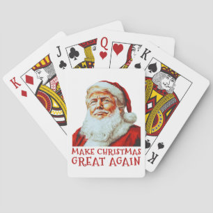 Trump Santa Claus   Weihnachten wieder großartig m Spielkarten
