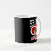 Trump Santa Cowboy Hat Christmas Texas Western Wie Kaffeetasse (VorderseiteRechts)
