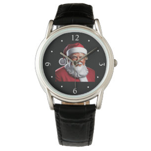 Trump Santa Weihnachten: Festliches Patriotisches  Armbanduhr
