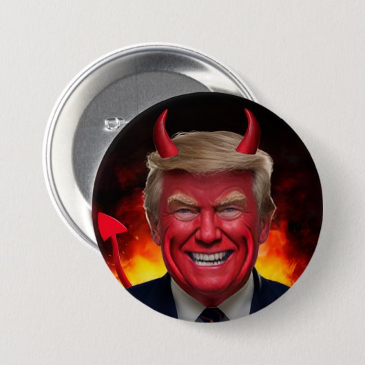 Trump Satan Button (Vorne & Hinten)