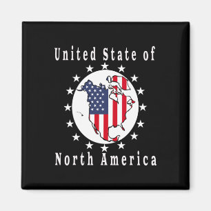 Trump Satire Map Vereinte Staaten Nordamerikas Magnet