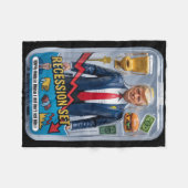 Trump Satire überlebte Rezession Box Set Action Fi Fleecedecke (Vorderseite (Horizontal))
