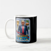 Trump Satire überlebte Rezession Box Set Action Fi Kaffeetasse (Links)