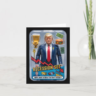 Trump Satire überlebte Rezession Box Set Action Fi Karte