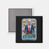 Trump Satire überlebte Rezession Box Set Action Fi Magnet (Vorderseite/Rückseite)