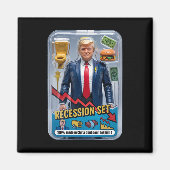 Trump Satire überlebte Rezession Box Set Action Fi Magnet (Vorne)