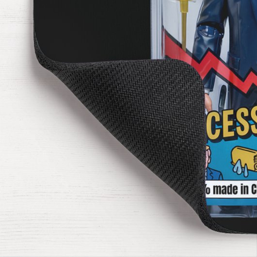 Trump Satire überlebte Rezession Box Set Action Fi Mousepad (Ecke)