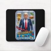 Trump Satire überlebte Rezession Box Set Action Fi Mousepad (Mit Mouse)