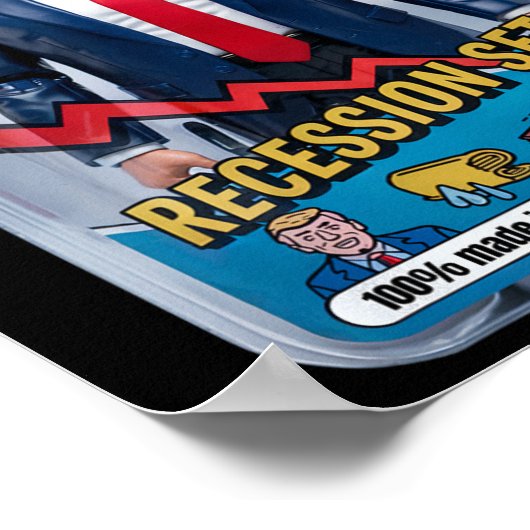 Trump Satire überlebte Rezession Box Set Action Fi Poster (Ecke)