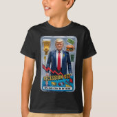 Trump Satire überlebte Rezession Box Set Action Fi T-Shirt (Vorderseite)