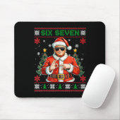 Trump Says 67 Meme Six Seven Funny Ugly Christmas Mousepad (Mit Mouse)