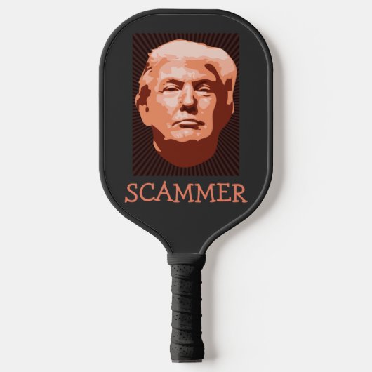 Trump Scammer PickleBall Paddle (Vorderseite)