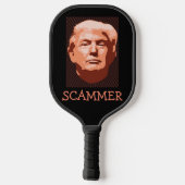 Trump Scammer PickleBall Paddle (Rückseite)