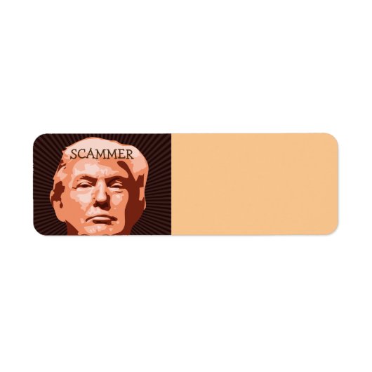 Trump Scammer Rücksendeadresse (Vorne)