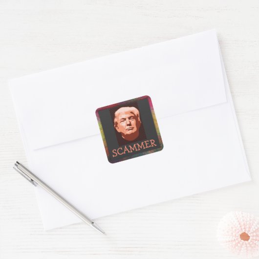 Trump Scammer Sticker (Umschlag)