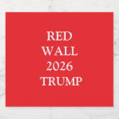 TRUMP SCHAUMWEINETIKETT (Einzelnes Label)