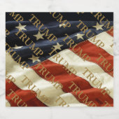 TRUMP SCHAUMWEINETIKETT (Einzelnes Label)