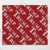 TRUMP SCHAUMWEINETIKETT (Einzelnes Label)