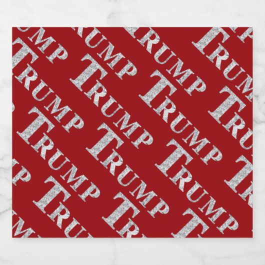 TRUMP SCHAUMWEINETIKETT (Einzelnes Label)