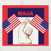 TRUMP SCHAUMWEINETIKETT (Einzelnes Label)
